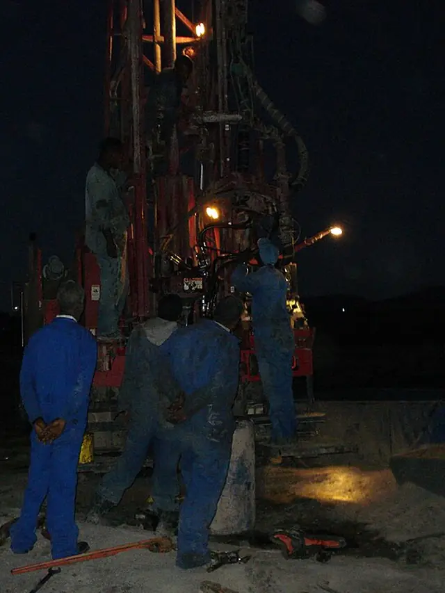 Equipamento montado no local